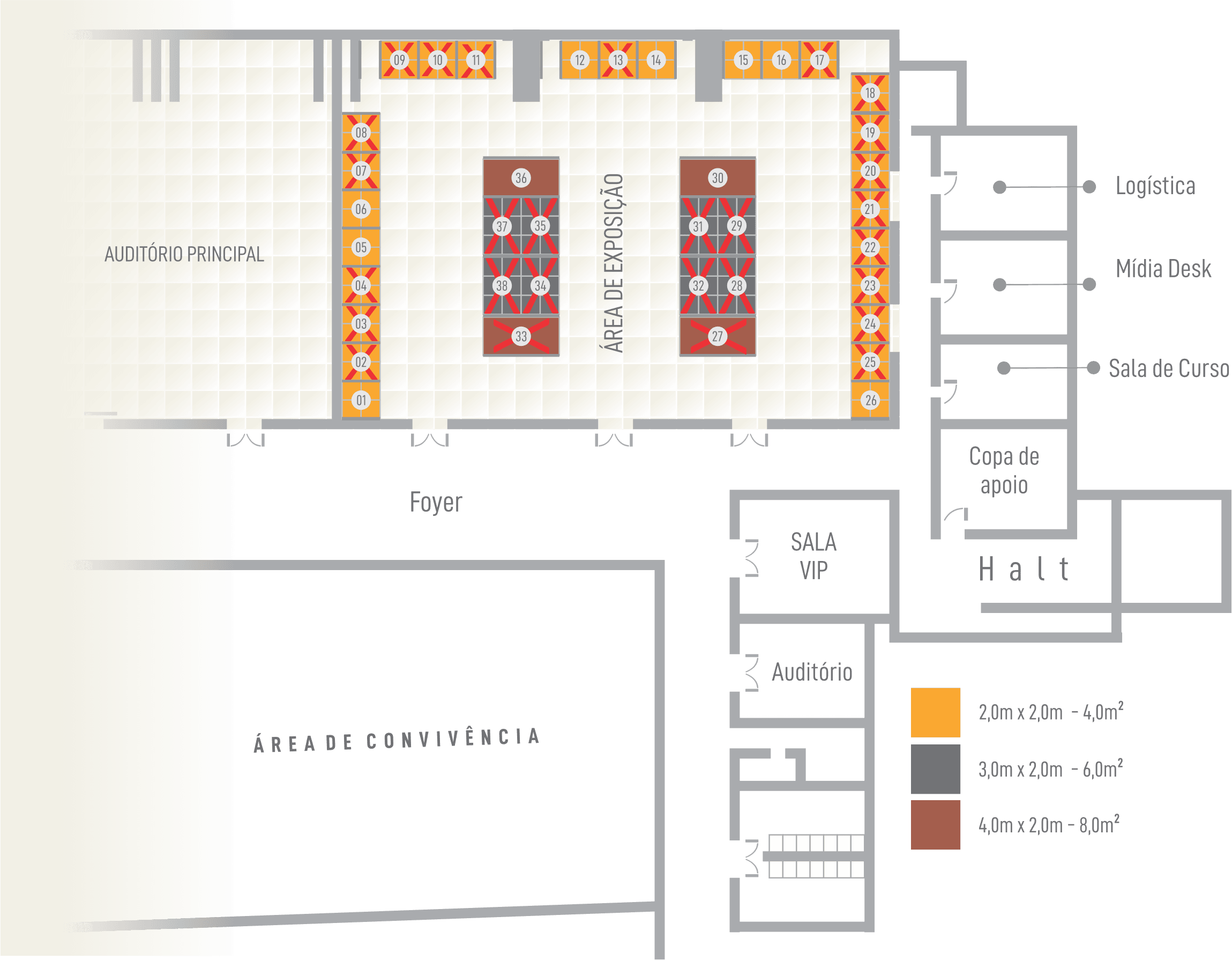 Planta da Área de Exposição CCIPRA 2026